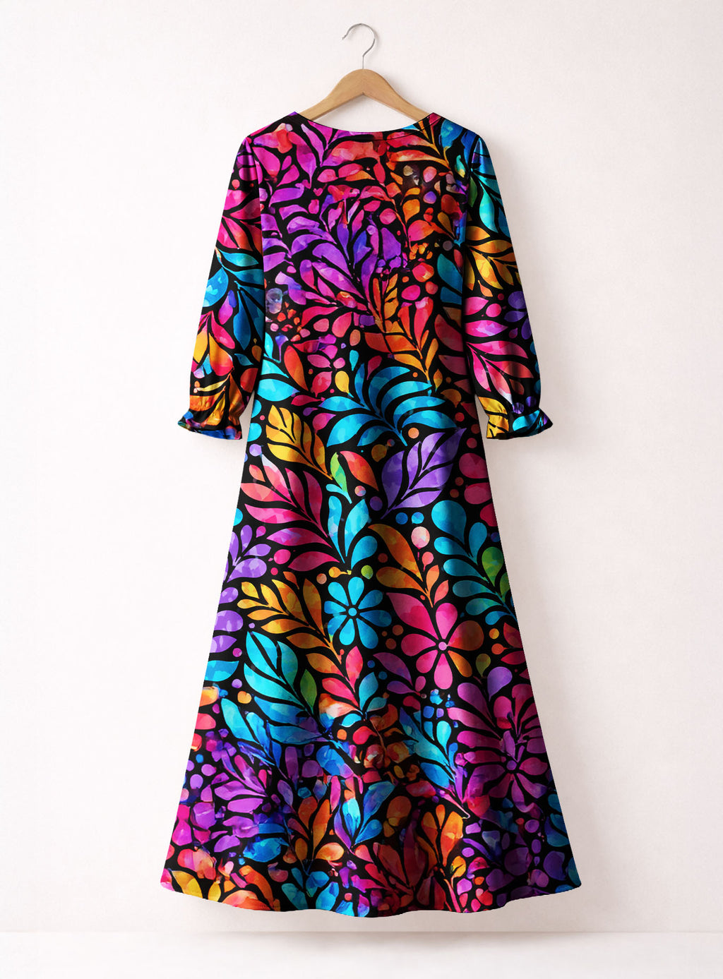 "Rangi" Long Sleeve Maxi Dress