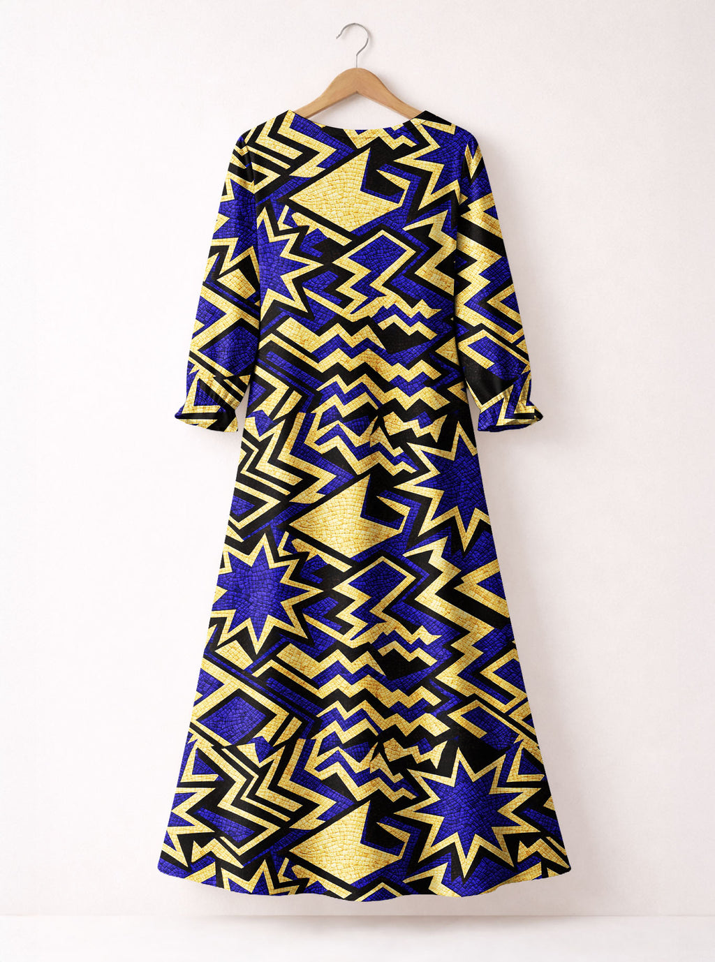 Royal Blue Sheba Long Sleeve Maxi Dress