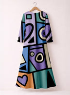 "Sanaa" Long Sleeve Maxi Dress Promo