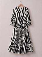 "Punda" Long Sleeve Maxi Dress
