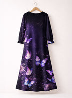 "Nyamekye" Long Sleeve Maxi Dress