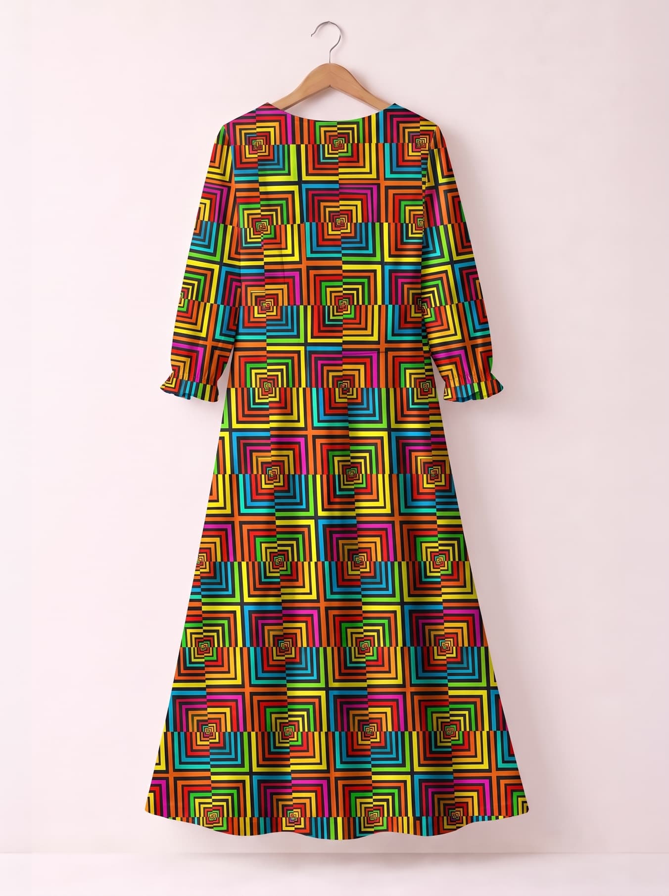 "Msonge" Long Sleeve Maxi Dress