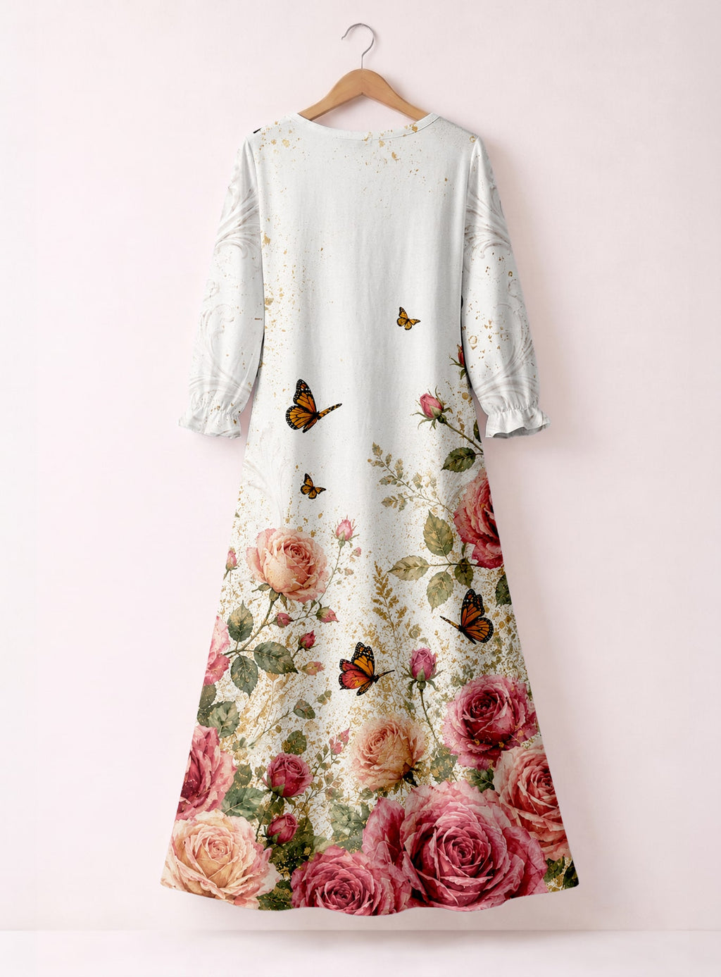 "Tumaini" Long Sleeve Maxi Dress