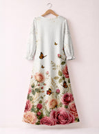 "Tumaini" Long Sleeve Maxi Dress