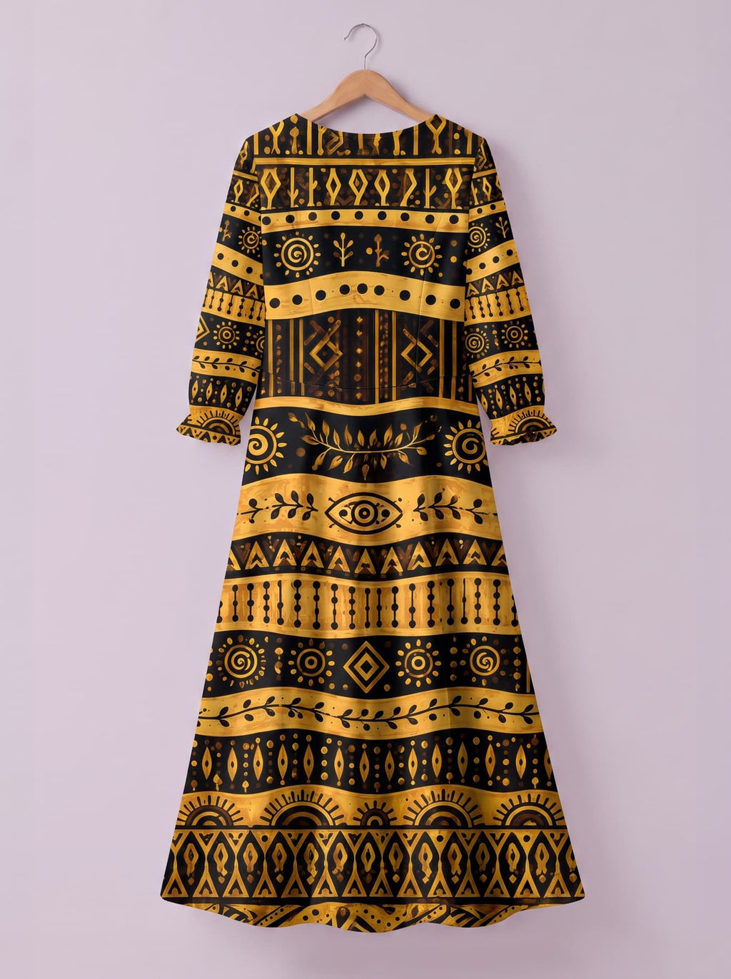 Baraka Long Sleeve Maxi Dress