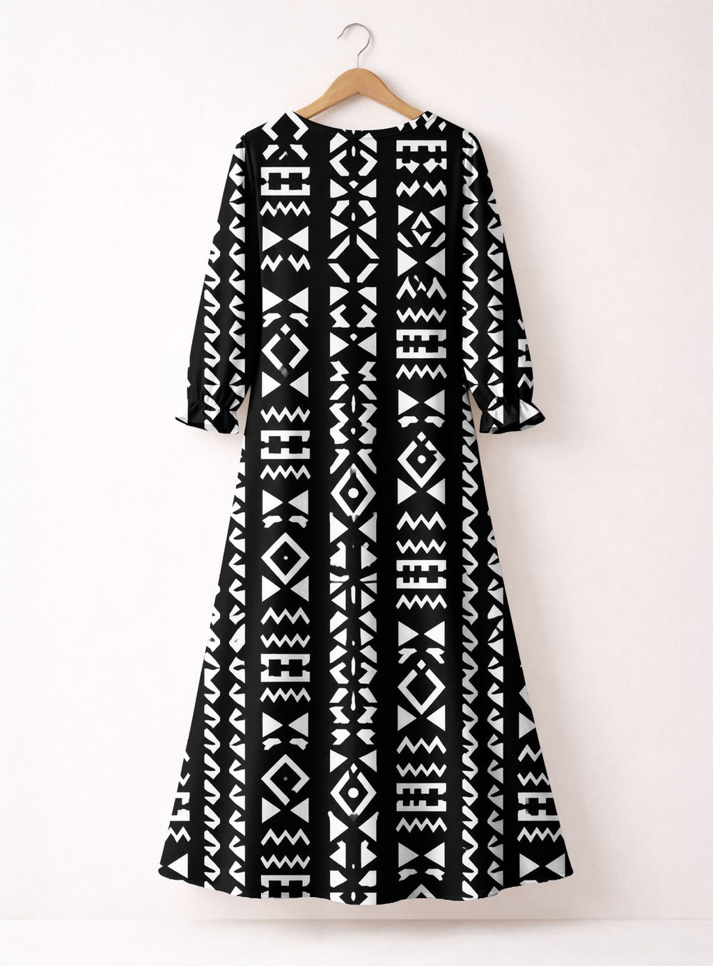 "Kuba" Long Sleeve Maxi Dress