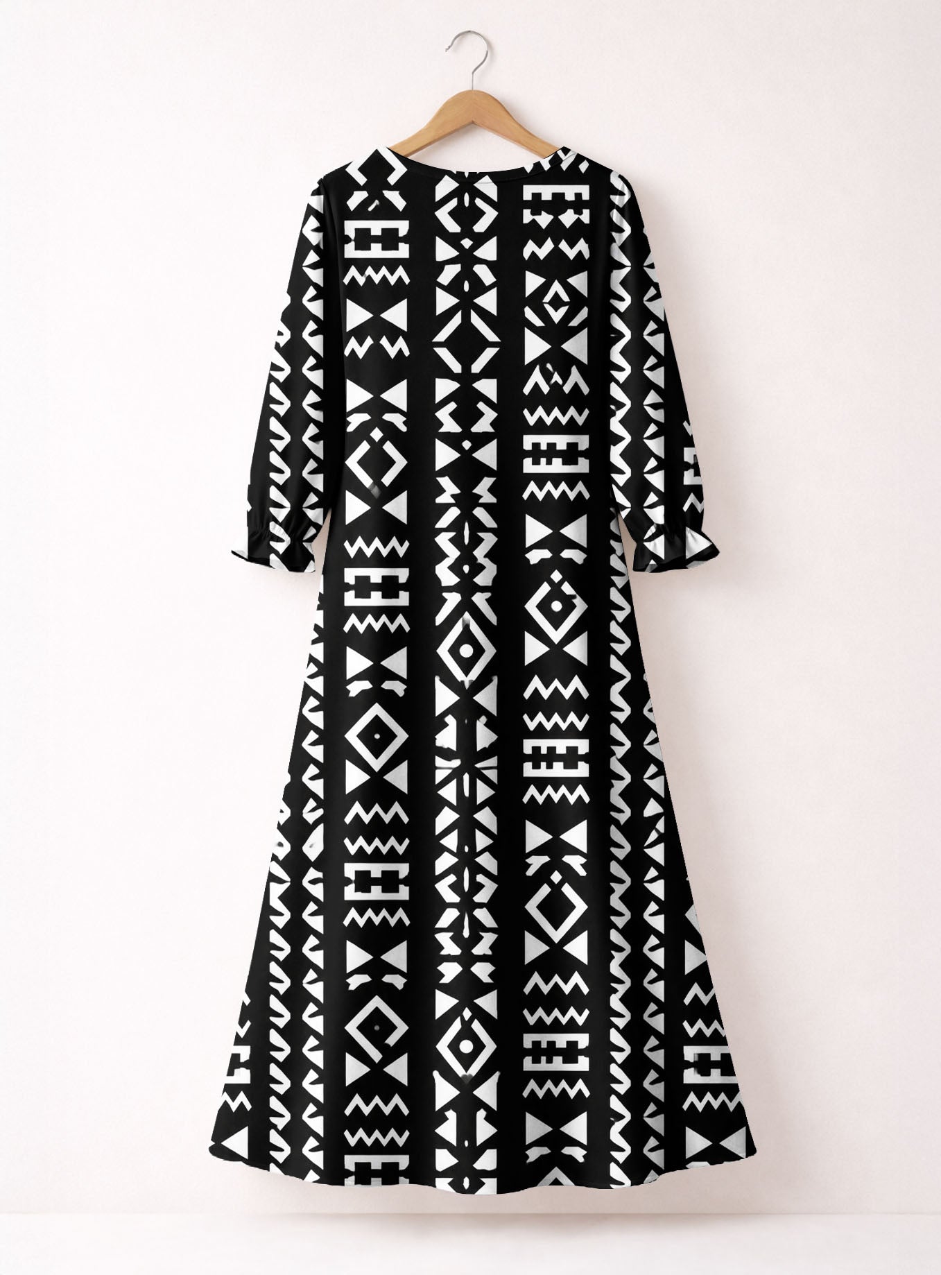 "Kuba" Long Sleeve Maxi Dress