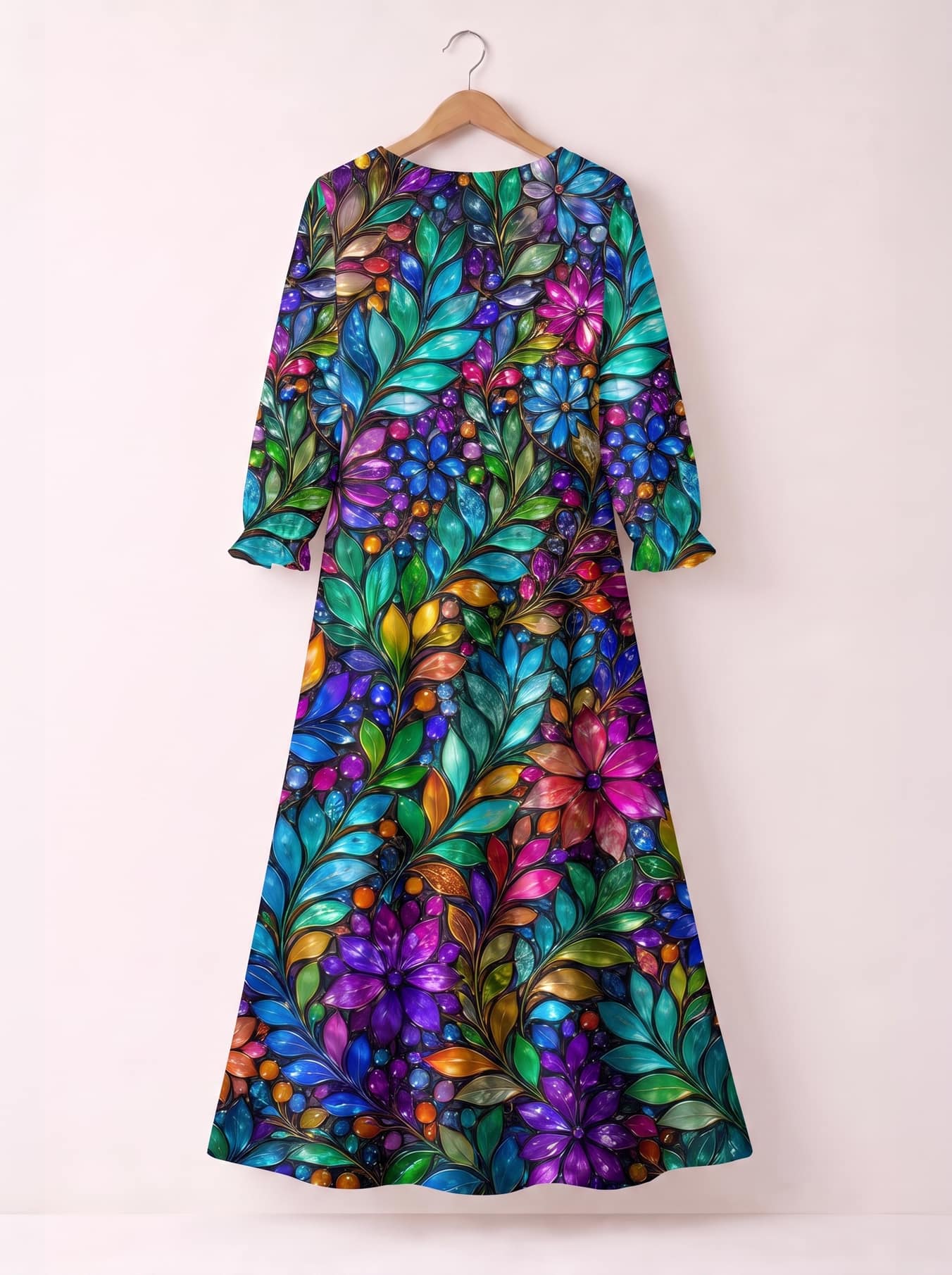 "Upinde" Long Sleeve Maxi Dress Promo