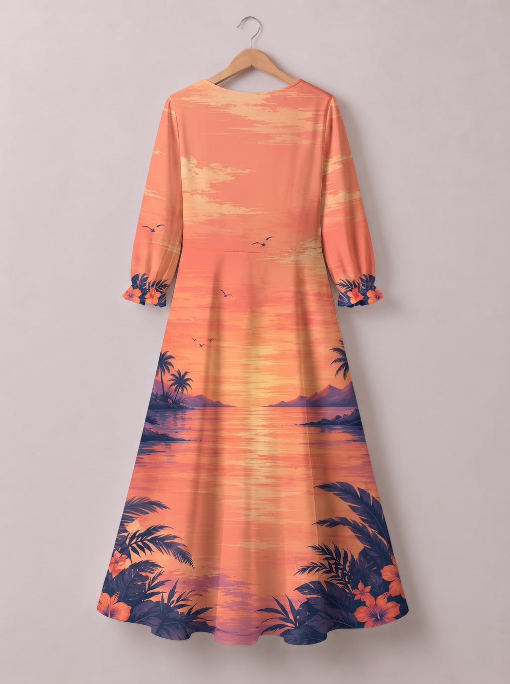 "Machweo" Long Sleeve Maxi Dress