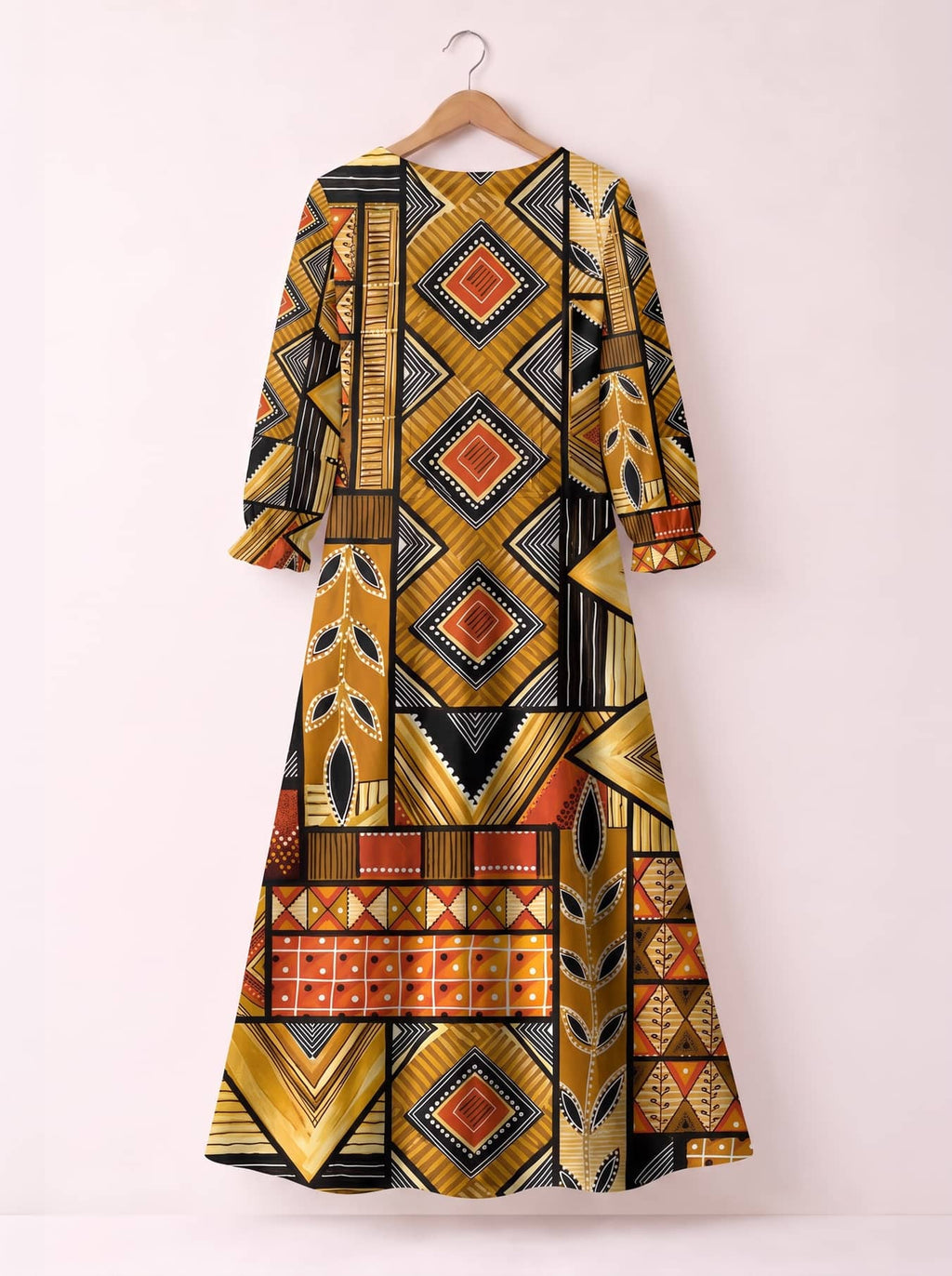 "Ardhi" Long Sleeve Maxi Dress