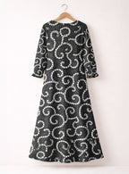 "Duara" Long Sleeve Maxi Dress