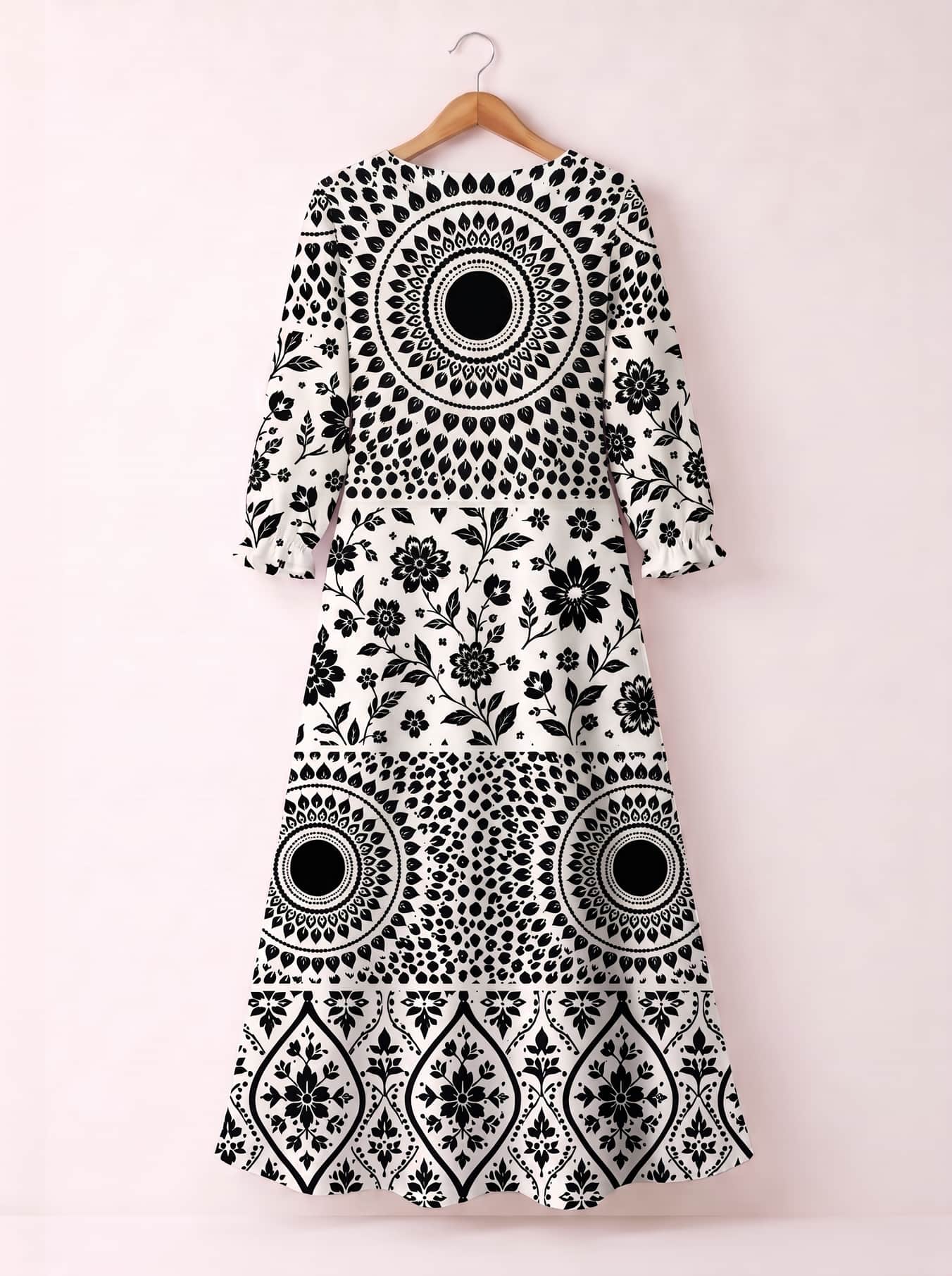 "Mwanga" Long Sleeve Maxi Dress Promo