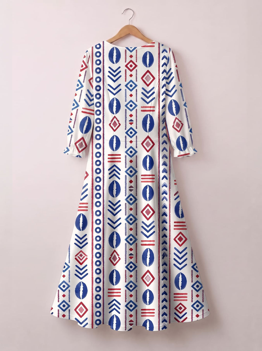 "Uhuru" Long Sleeve Maxi Dress