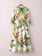 "Ndege" Long Sleeve Maxi Dress