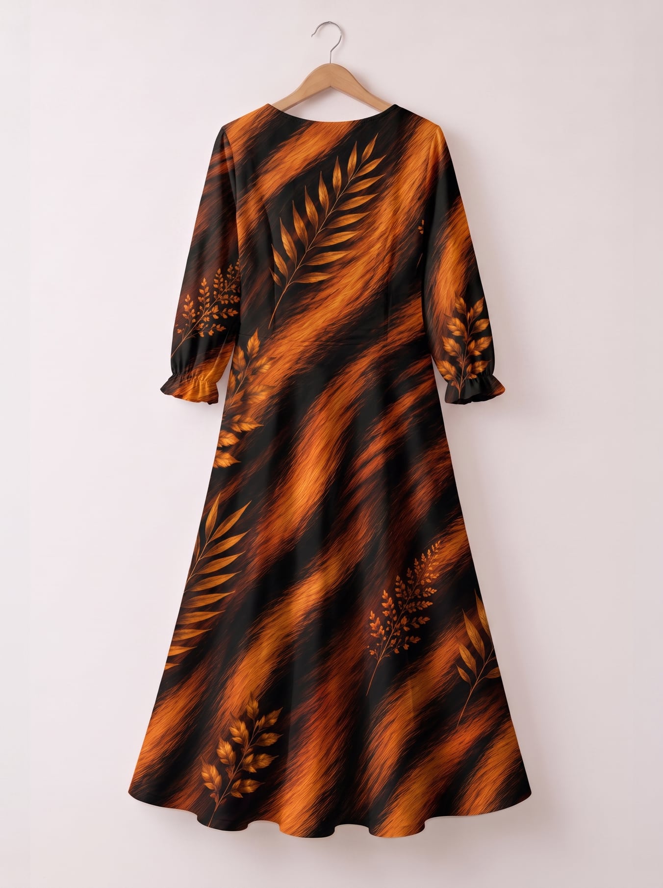 "Moto" Long Sleeve Maxi Dress
