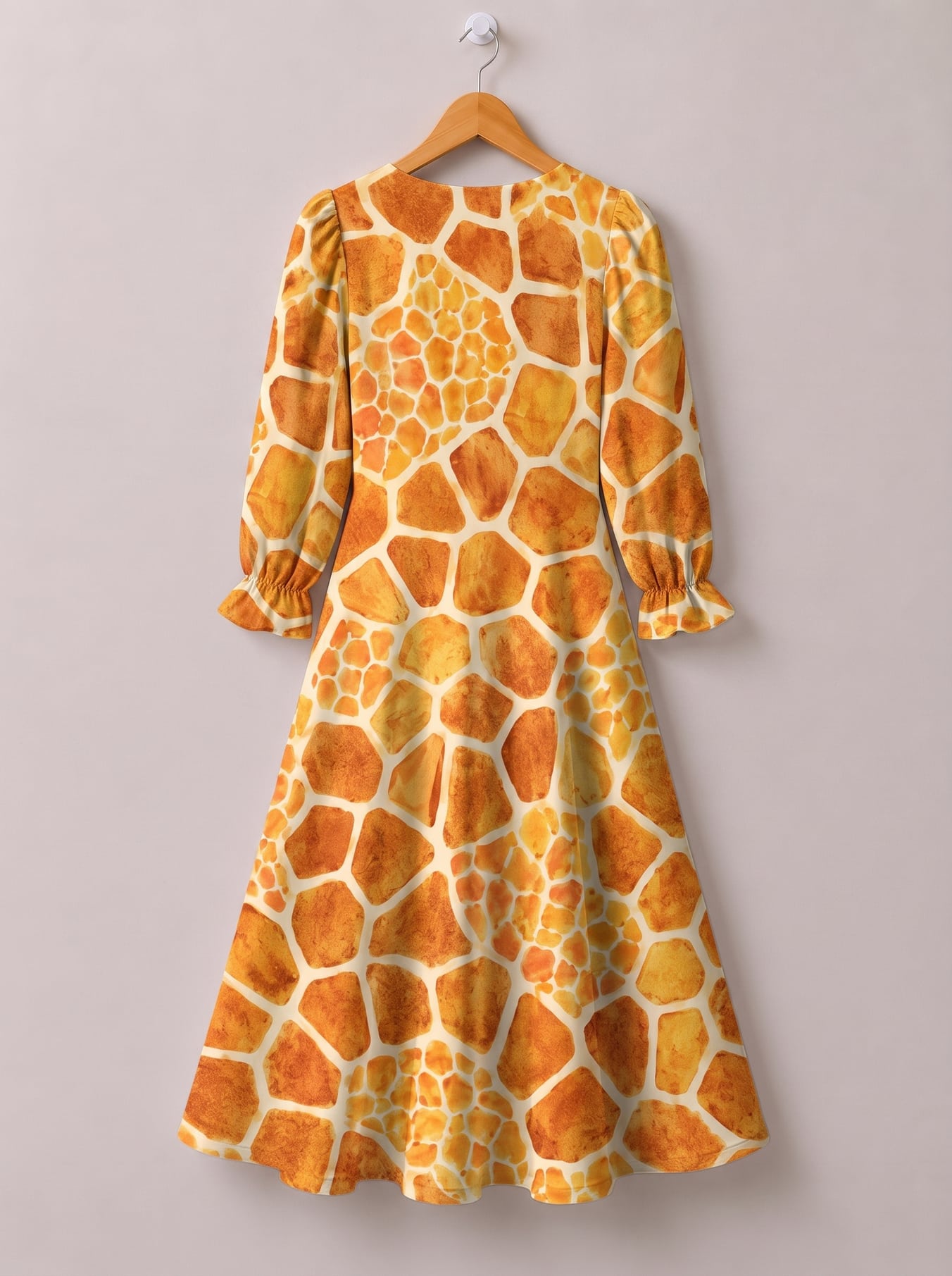 "Twiga" Long Sleeve Maxi Dress
