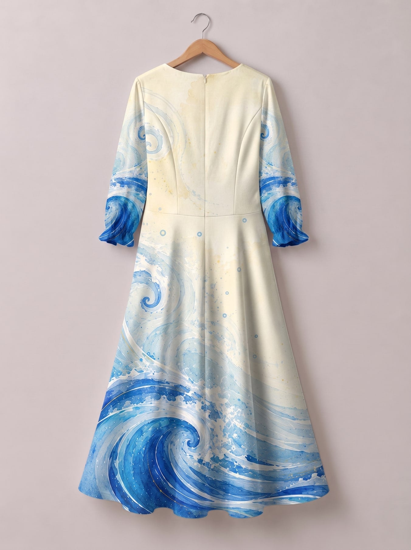 "Samaki" Long Sleeve Maxi Dress