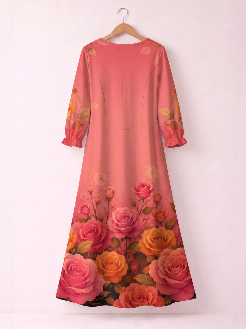 "Malaika" Long Sleeve Maxi Dress