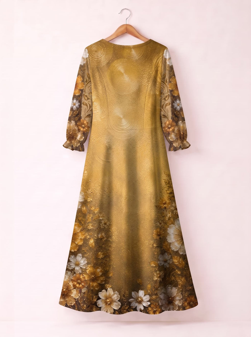 "Shukrani" Long Sleeve Maxi Dress