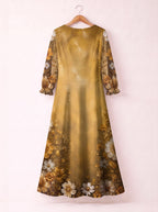 "Shukrani" Long Sleeve Maxi Dress