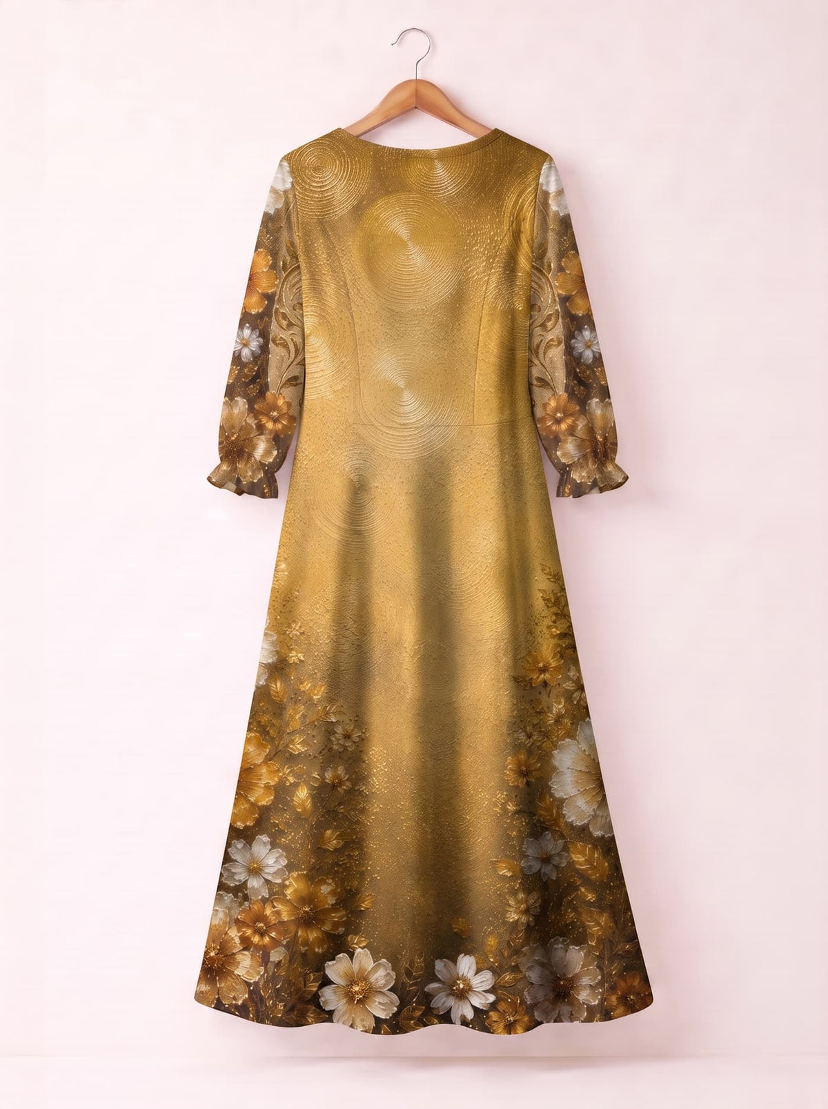 "Shukrani" Long Sleeve Maxi Dress
