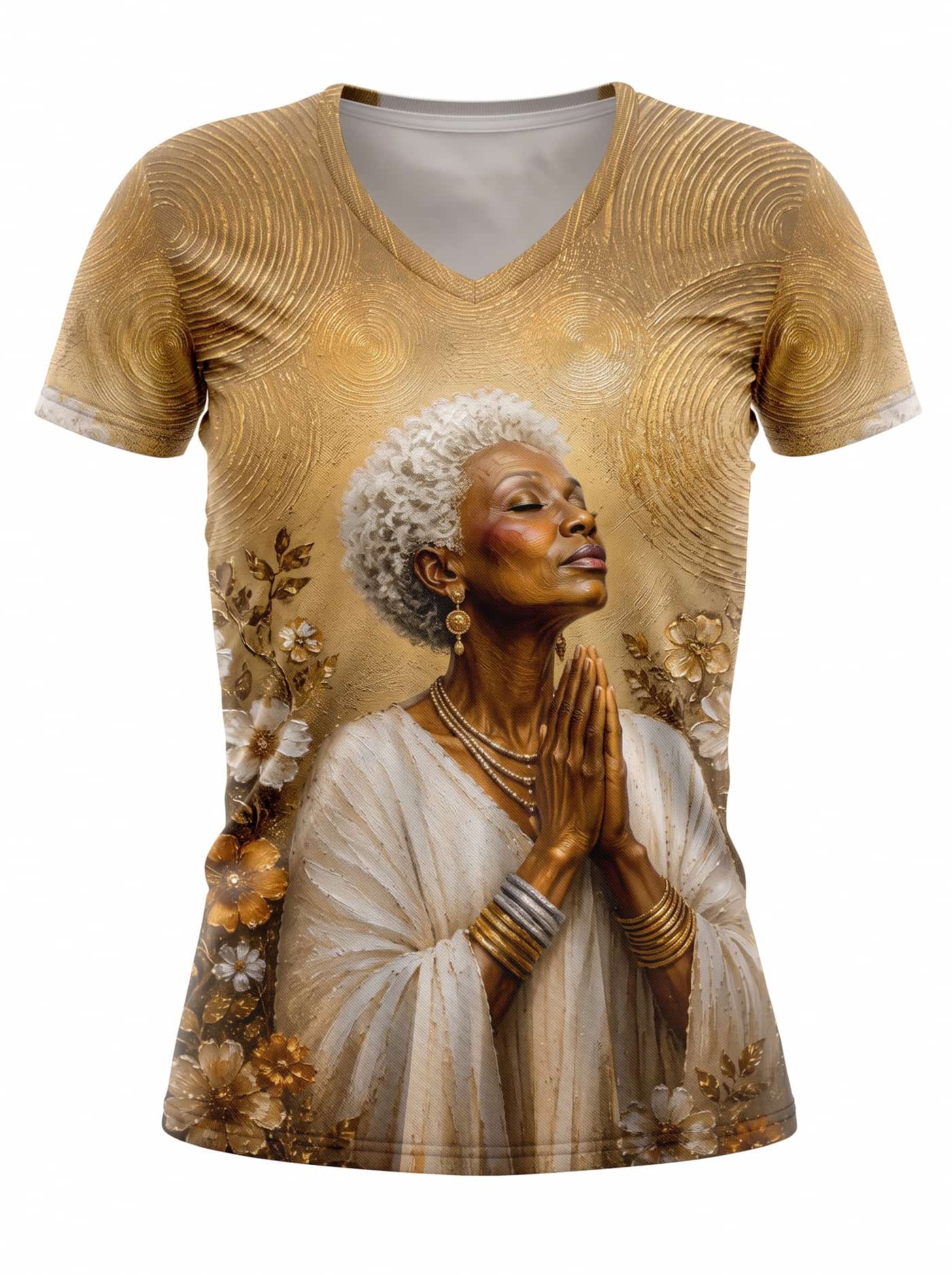 "Shukrani" V-Neck T-Shirt