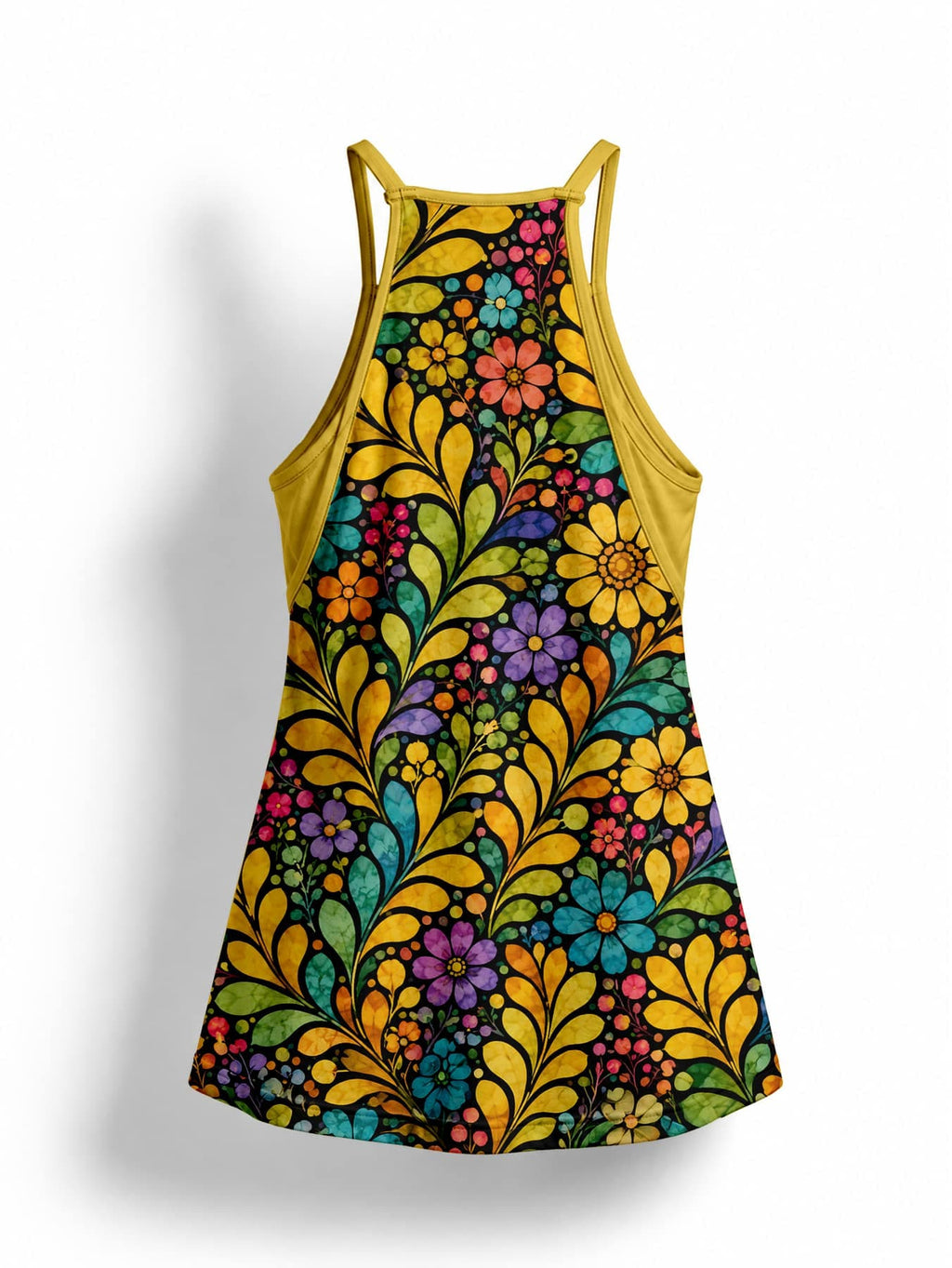 "Njano" Built-in Bra Mini Dress