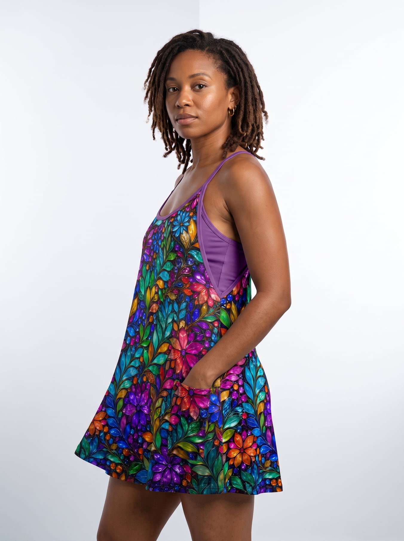 "Upinde" Built-in Mini Dress