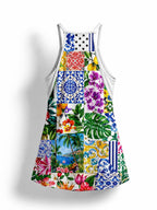 "Kisiwa" Built-in Bra Mini Dress