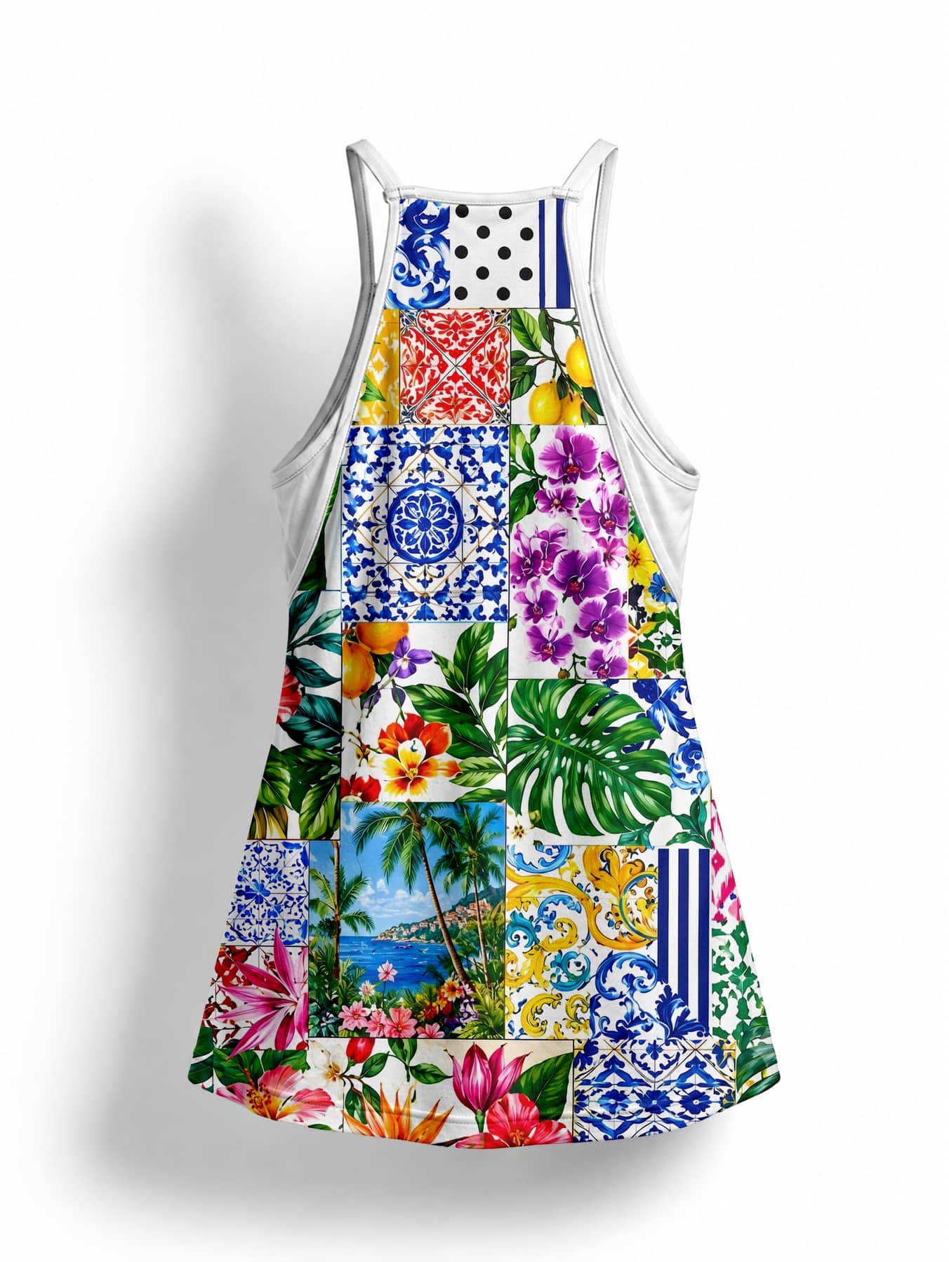 "Kisiwa" Built-in Bra Mini Dress