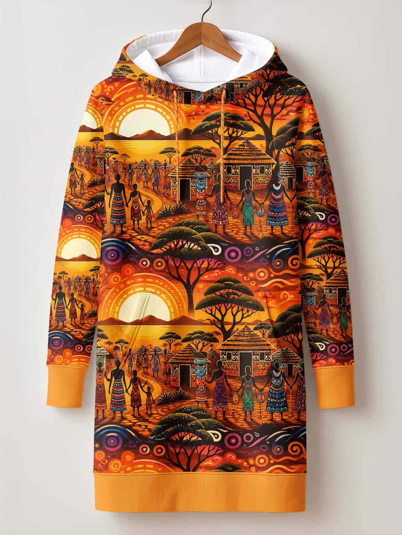 "Kijiji" Hoodie Dress