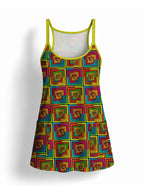 "Msonge" Built-in Bra Mini Dress