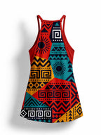 "Kanga" Built-in Bra Mini Dress