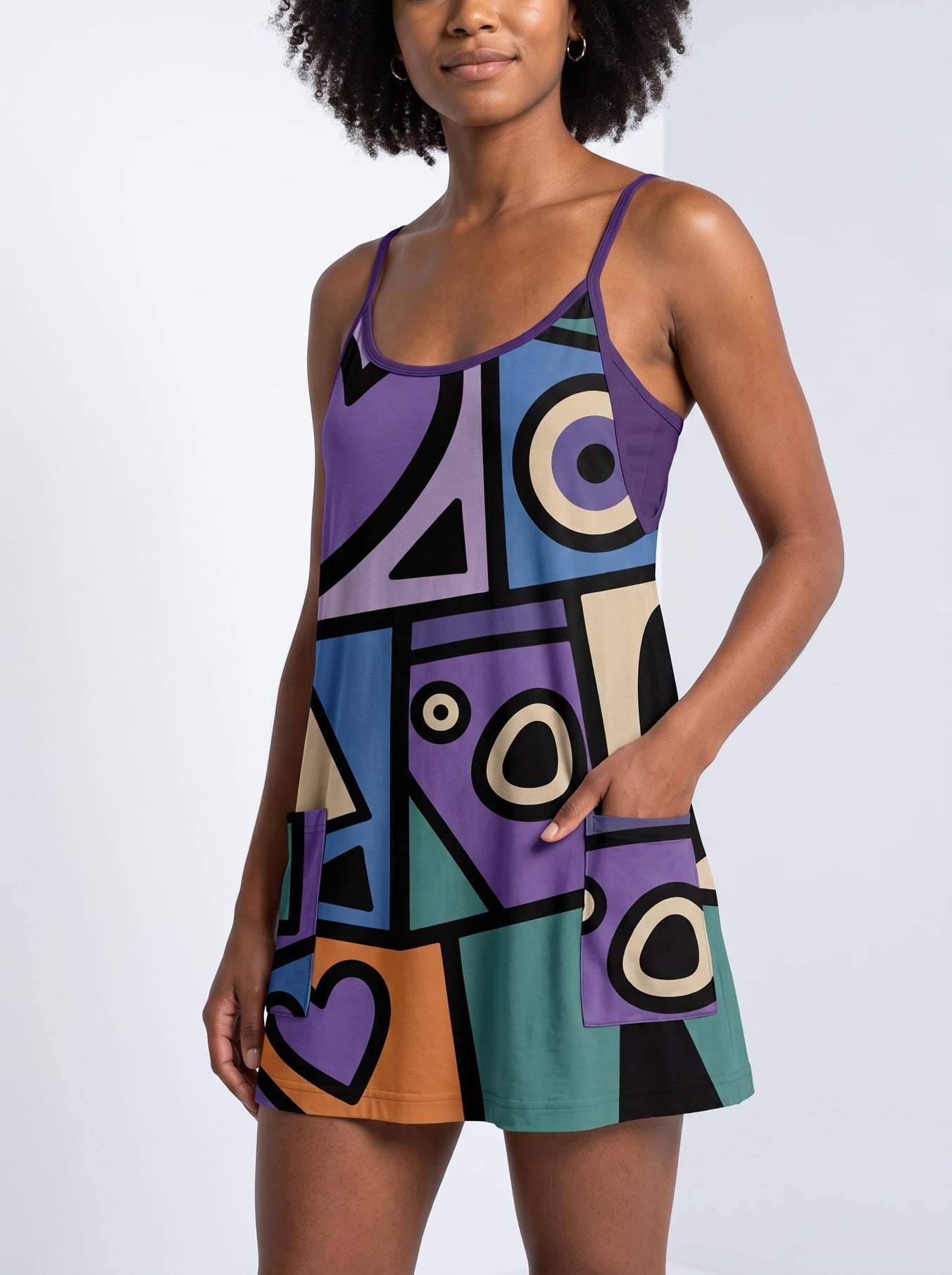 "Sanaa" Built-in Mini Dress