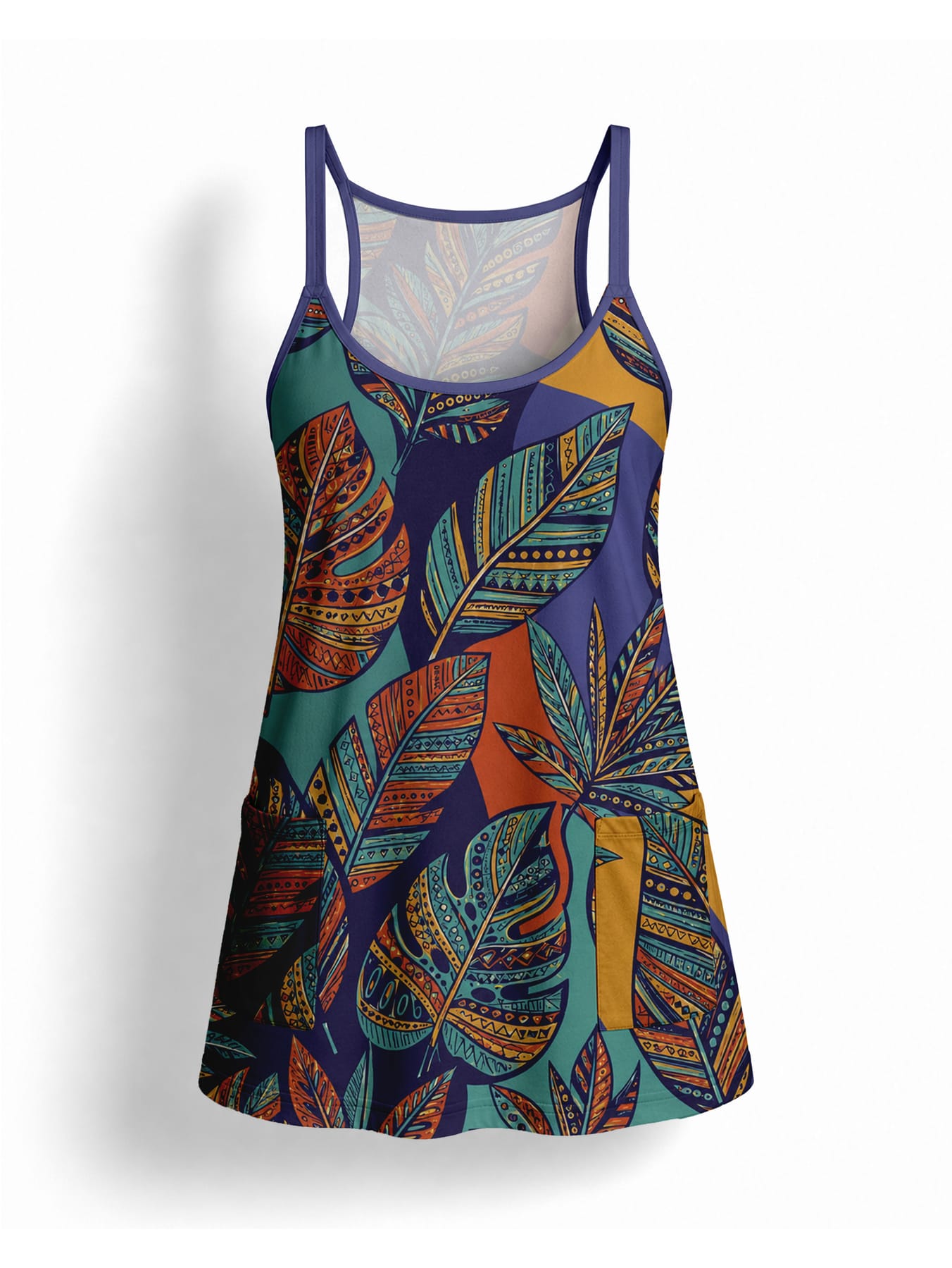 "Majani" Built-in Mini Dress