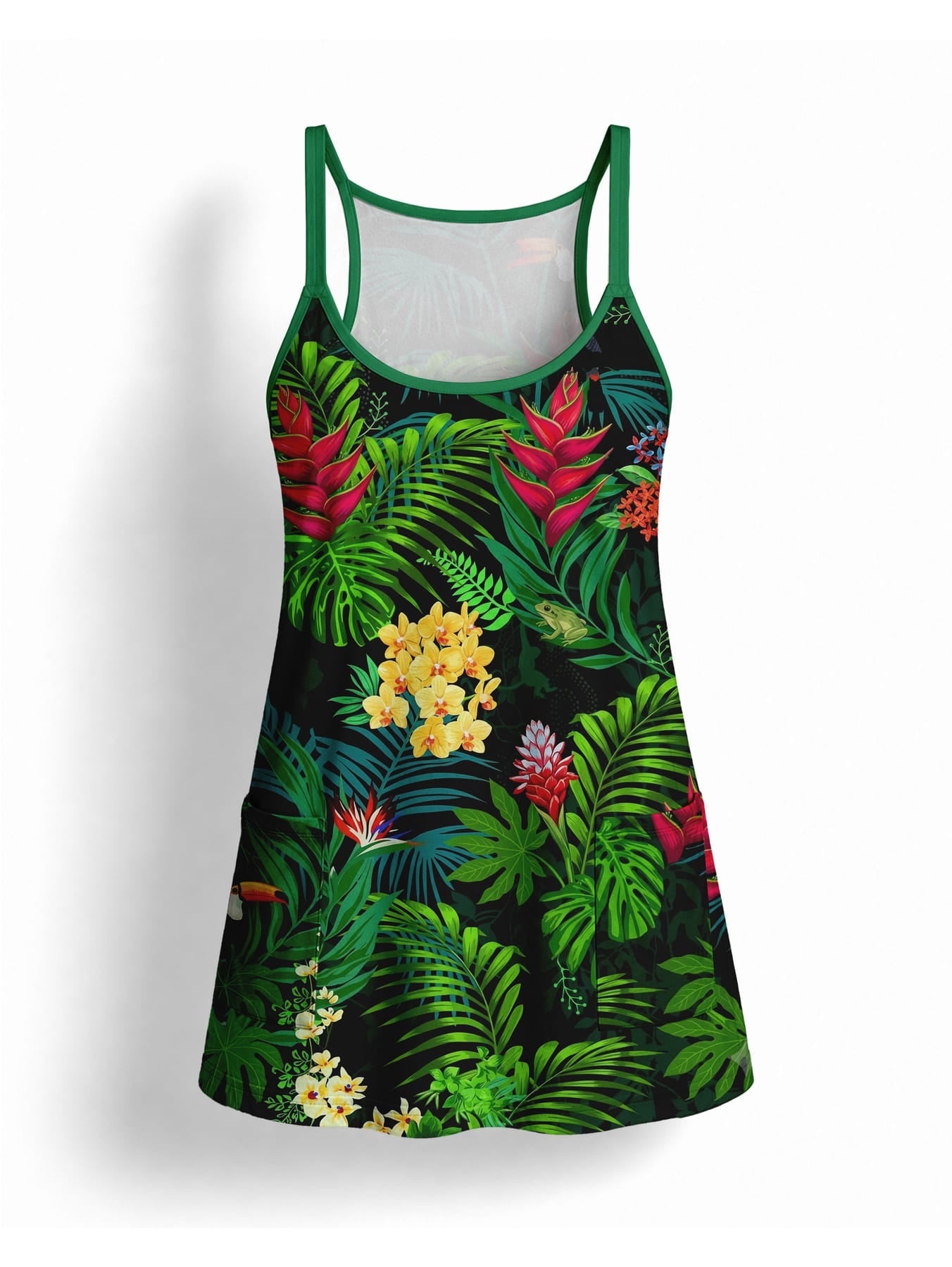 "Kitropiki" Built-in Bra Mini Dress