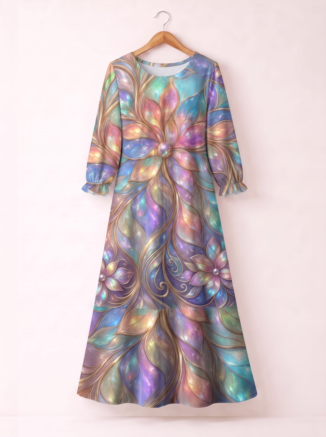 "Almasi" Long Sleeve Maxi Dress