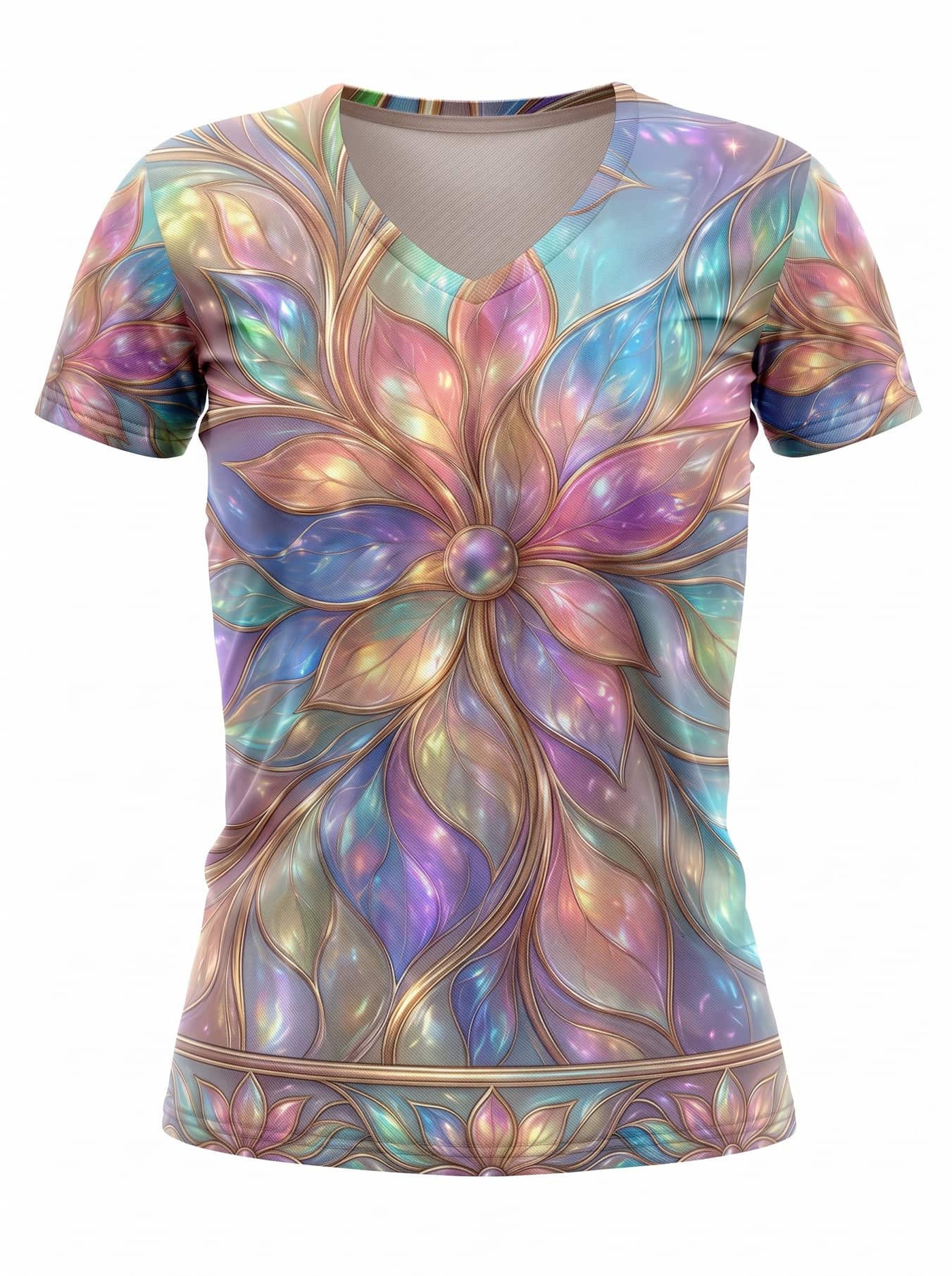 "Almasi" V-Neck T-Shirt