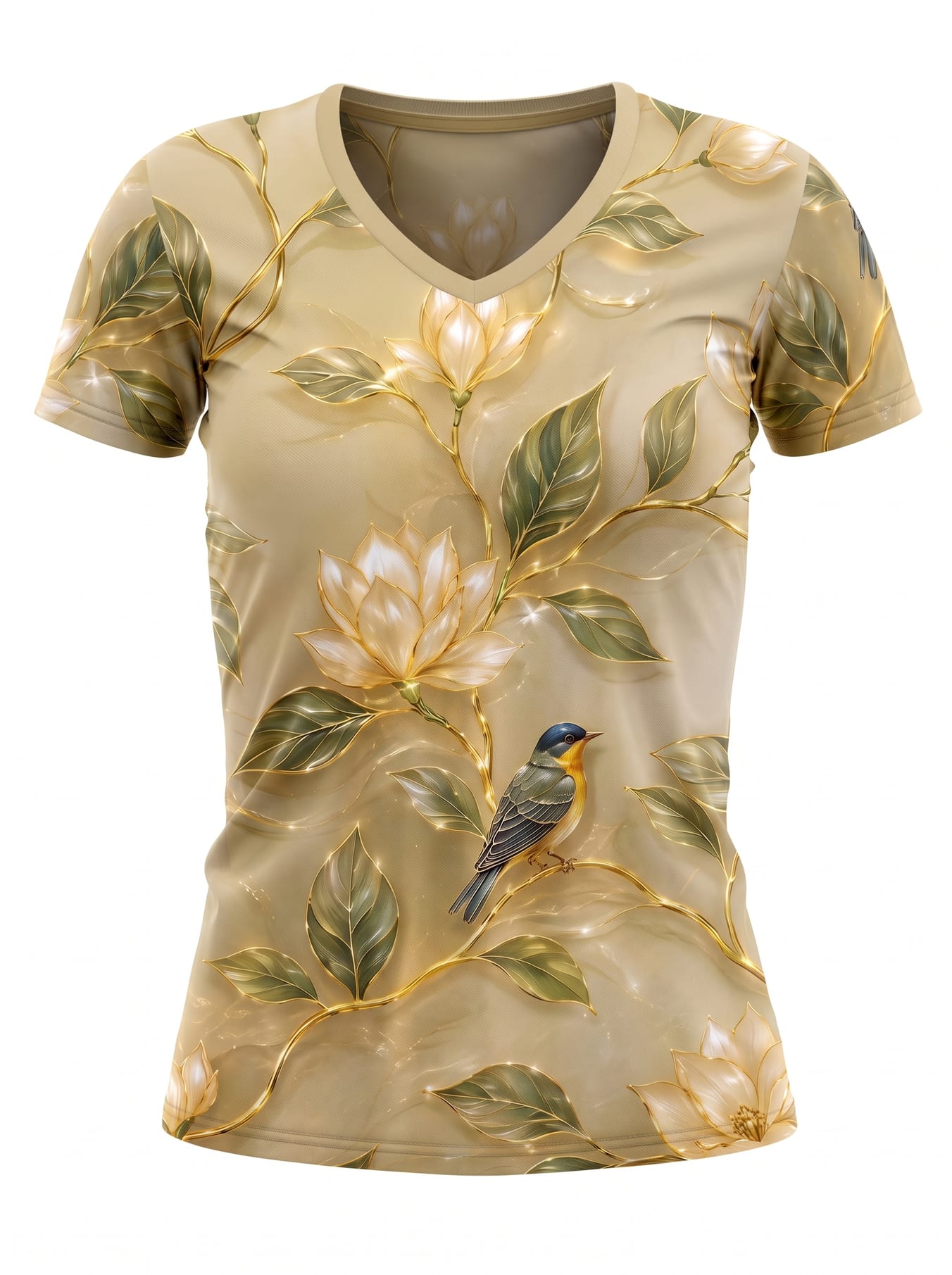 "Dhahabu" V-Neck T-Shirt