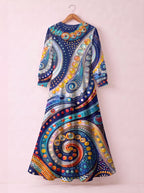 "Kito" Long Sleeve Maxi Dress