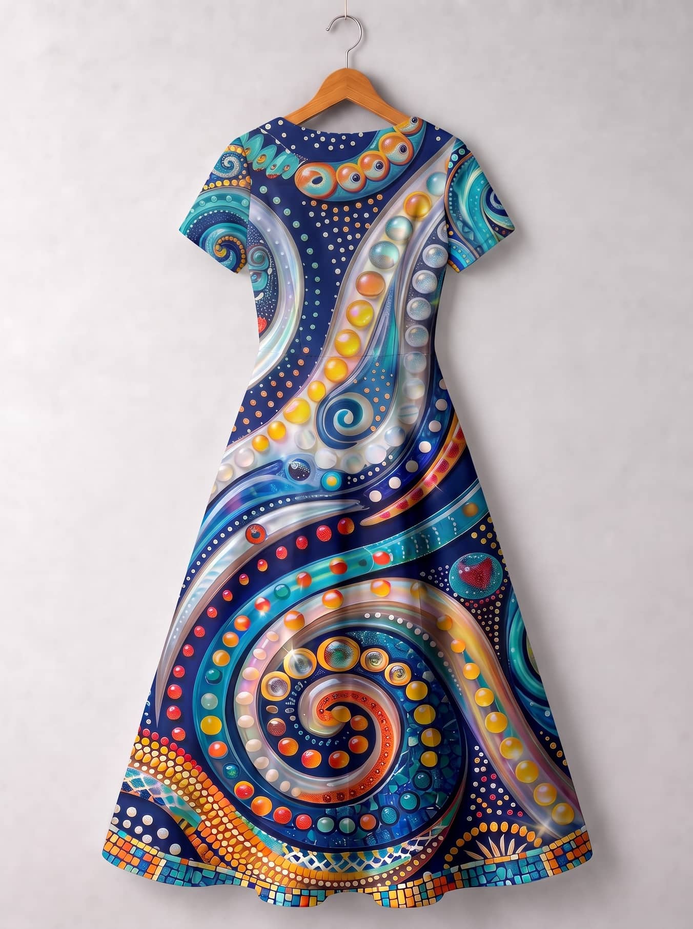 "Kito" Short Sleeve Maxi Dress