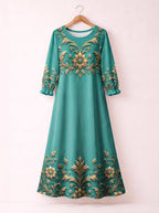 "Heshima" Long Sleeve Maxi Dress