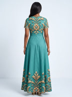 "Heshima" Short Sleeve Maxi Dress