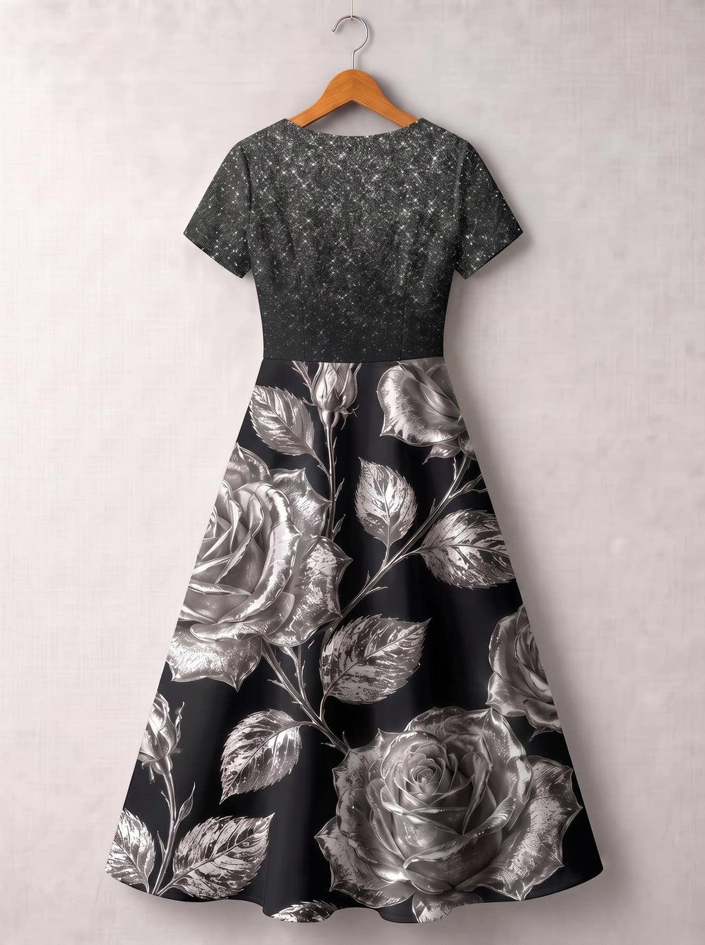 "Usiku" Short Sleeve Maxi Dress Promo