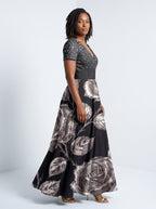 "Usiku" Short Sleeve Maxi Dress Promo