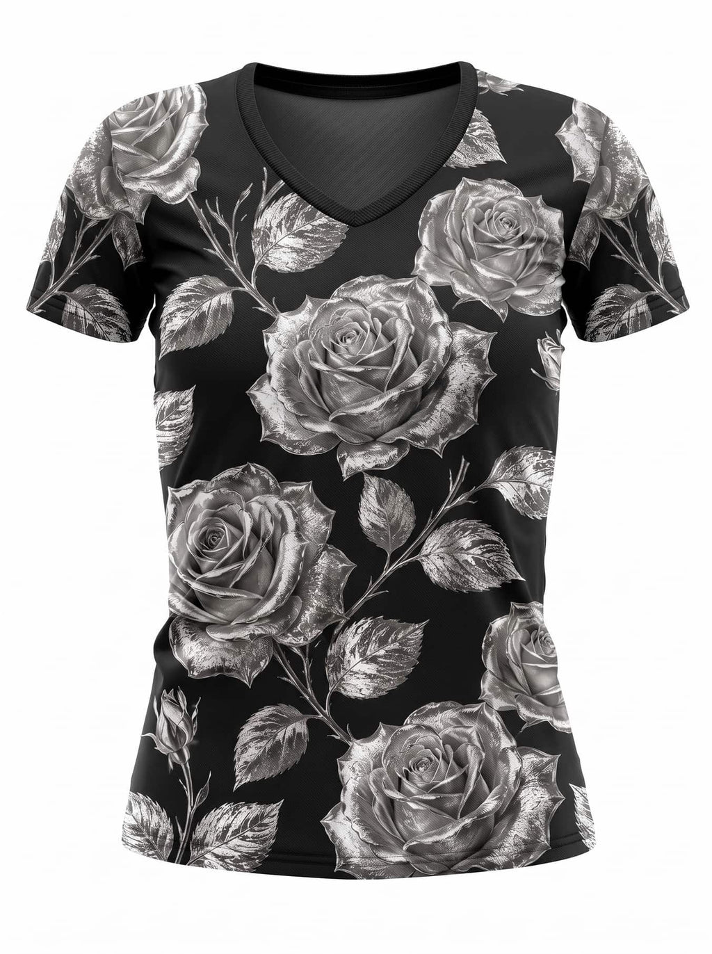 "Usiku" V-Neck T-Shirt