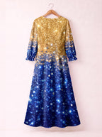 "Angaza" Long Sleeve Maxi Dress