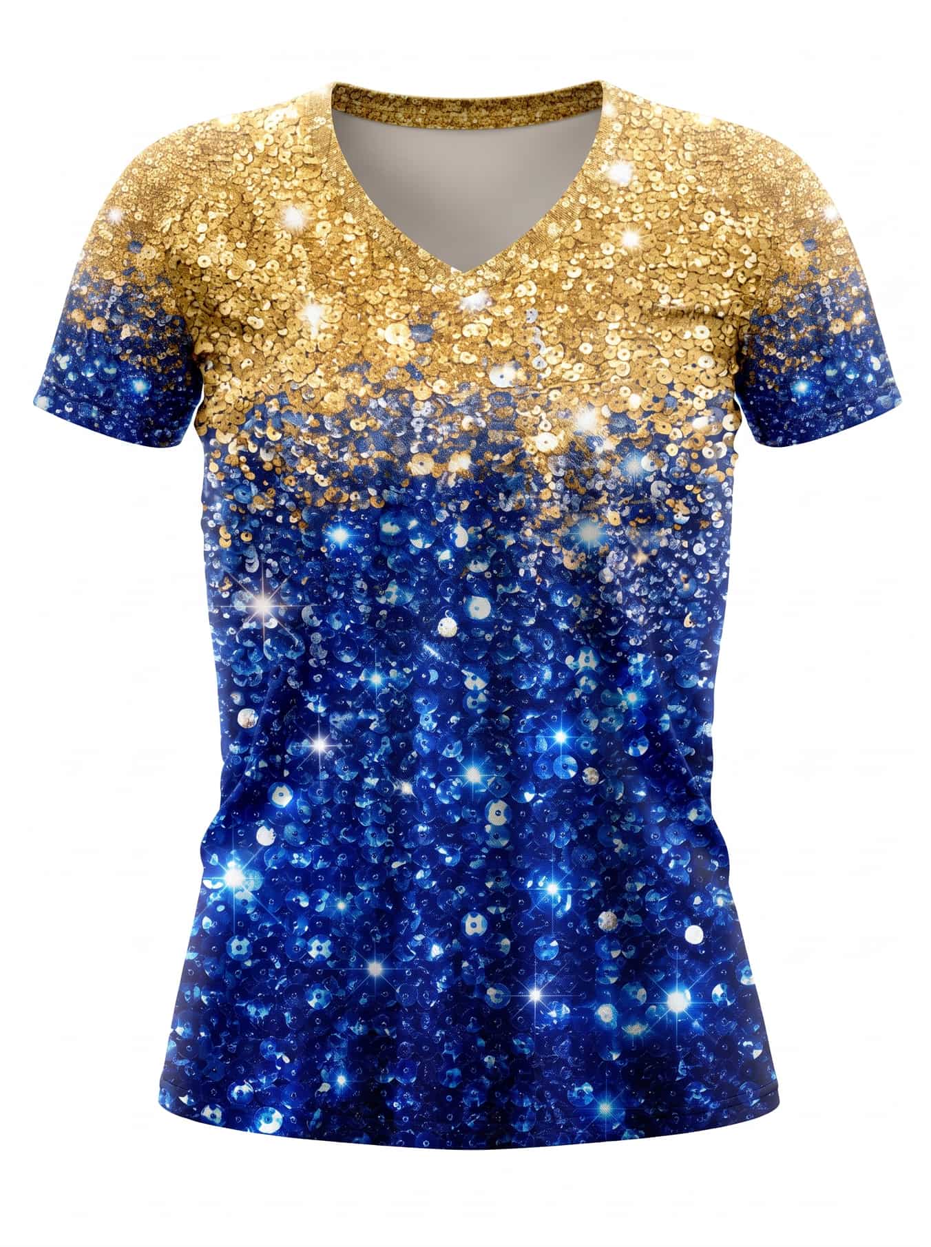 "Angaza" V-Neck T-Shirt