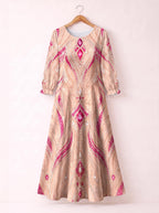 "Vito" Long Sleeve Maxi Dress