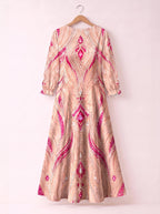 "Vito" Long Sleeve Maxi Dress